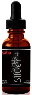 Saba Colloidal Silver 50PPM, 4Fl Oz. Seasonal Wellness, Immune Support This M...