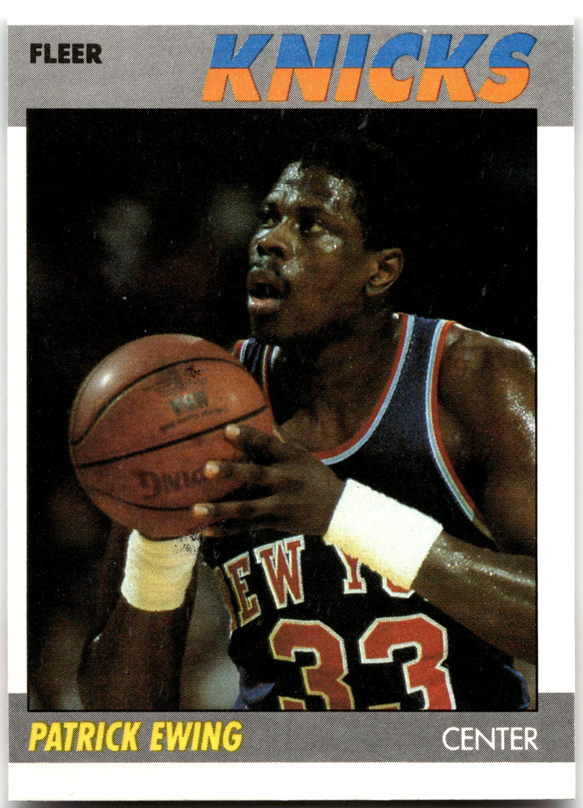 1987-88 Fleer #37 Patrick Ewing