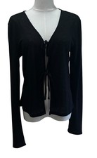 Women  s Gap Solid Black Sweater Cardigan Size S