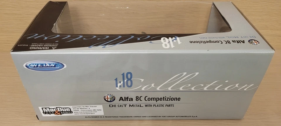Alfa Romeo 8C Competizione (2006) scala 1/18 Welly - Immagine 3 di 4
