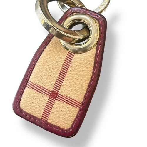 Authentic Burberry Nova Check Logo Shadow Horse Keychain Keyring - Picture 13 of 24