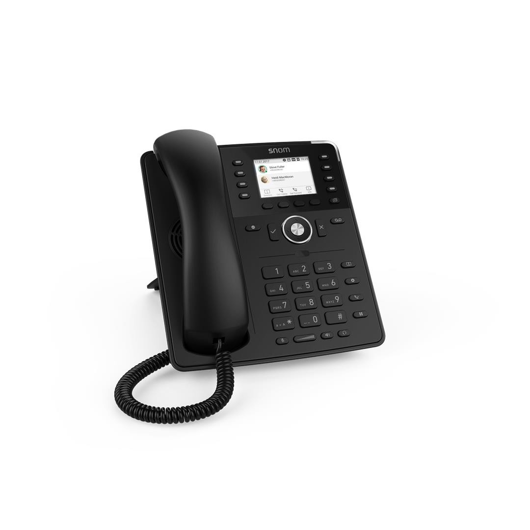 Snom Schwarz Ip-Telefon D735 Display 2.7" 32 Funktionstasten - Bild 2