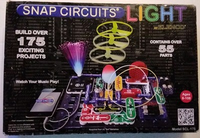 Elenco Snap Circuits SCL-175 Light STEM Electronics Project Kit 