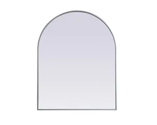 Elegant Lighting MR1A3342 Ayra 33" W x 42" H Modern Arched - Silver