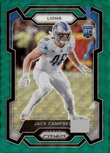 2023 Panini Prizm #330 Jack Campbell Green Wave