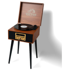 Victor Newbury 8-in-1 Music Center Mahogany - Refurbished Grade Very Good Victor Newbury 8-in-1 Music Center Mahogany - Refurbished Grade Very Good