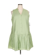 NWT Nine West Women Green Casual Dress XXL