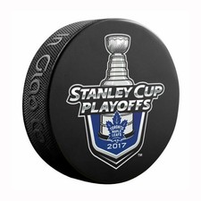 2017 Stanley Cup Playoffs Toronto Maple Leafs Team Logo Official NHL Hockey Puck