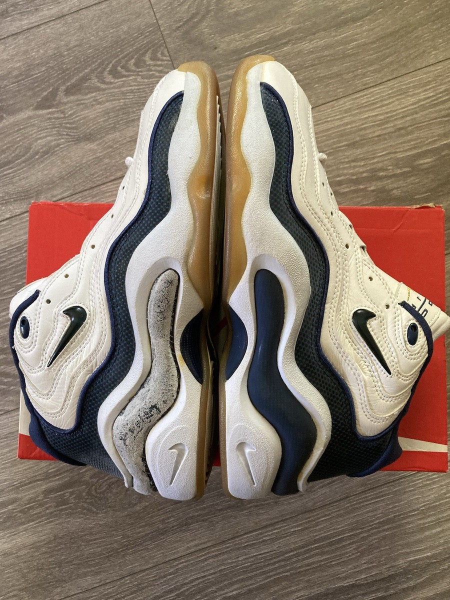 Nike Air Zoom Flight 96 White/Navy-Metallic Gold-Black Size 10