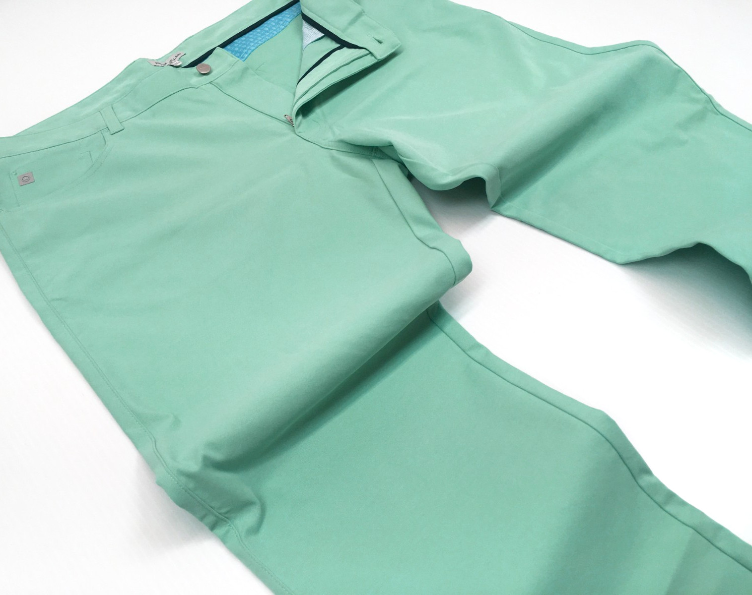 Peter Millar 100% Polyester Stretch Golf Rain Pants Waterproof Gentleman Mint