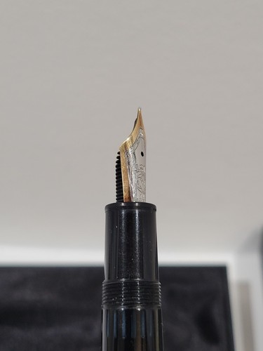 Montblanc Meisterstück 14K 4810 585 White Star Füllfederhalter mit Hartschalenetui 146 F - Bild 11 von 24