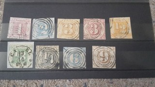 Turn & Taxis Briefmarken Groschen Kreuzer