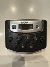 Sony Walkman SRF-M37W Portable AM/FM Digital Tuning Weather Band Radio - Tested