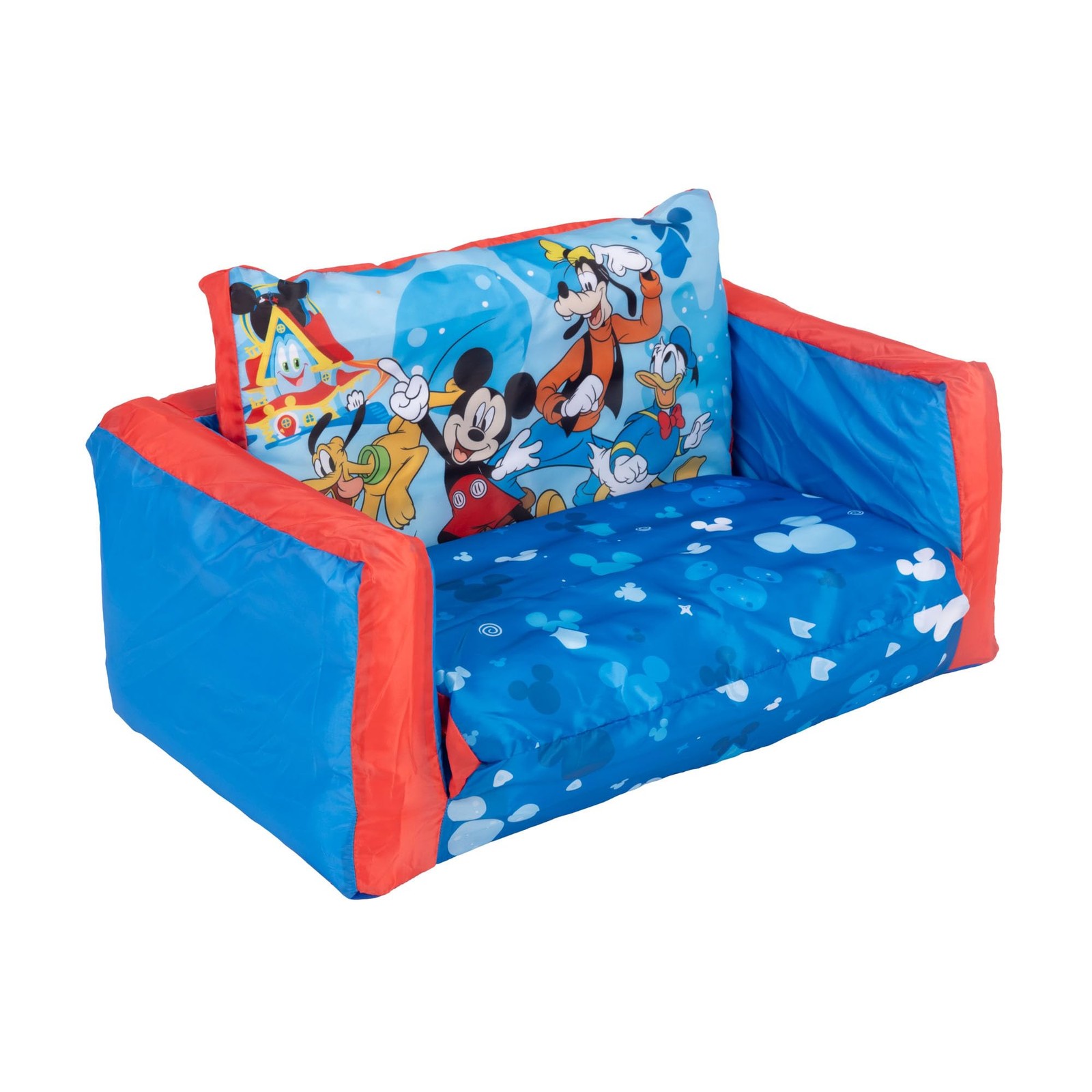 Kids Sofa Bed, Children's 2-in-1 Flip Open Inflatable Comfy Couch to Lounger,...