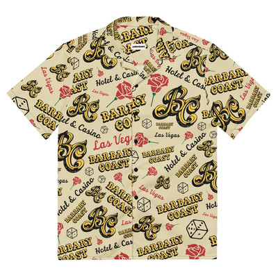 Barbary Coast Hotel Casino Vintage Las Vegas Button Up Shirt Hawaiian Shirts2