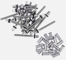 DW True Pitch 50 Tension Rod w/ Receiver Nut for 6" Deep Snare Drums 20 Pack