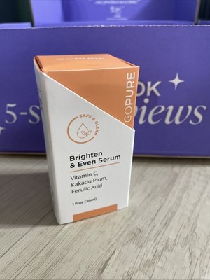 Go Pure Brighten And Even Serum for Skin Vitamin C, Kakadu Plum Ferulic Acid