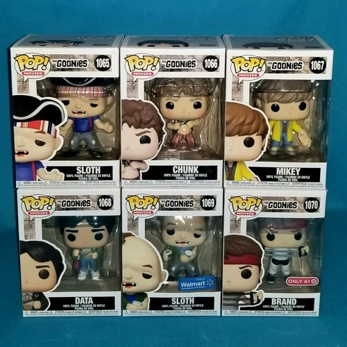 Funko POP Goonies Series 2 Full Set Sloth Brand Data Mikey Chunk Target Walmart