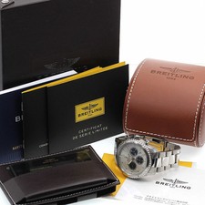 Breitling Navitimer 8 B01 AB0117 Automatic 43mm Box Papers Silver Chronograph 2