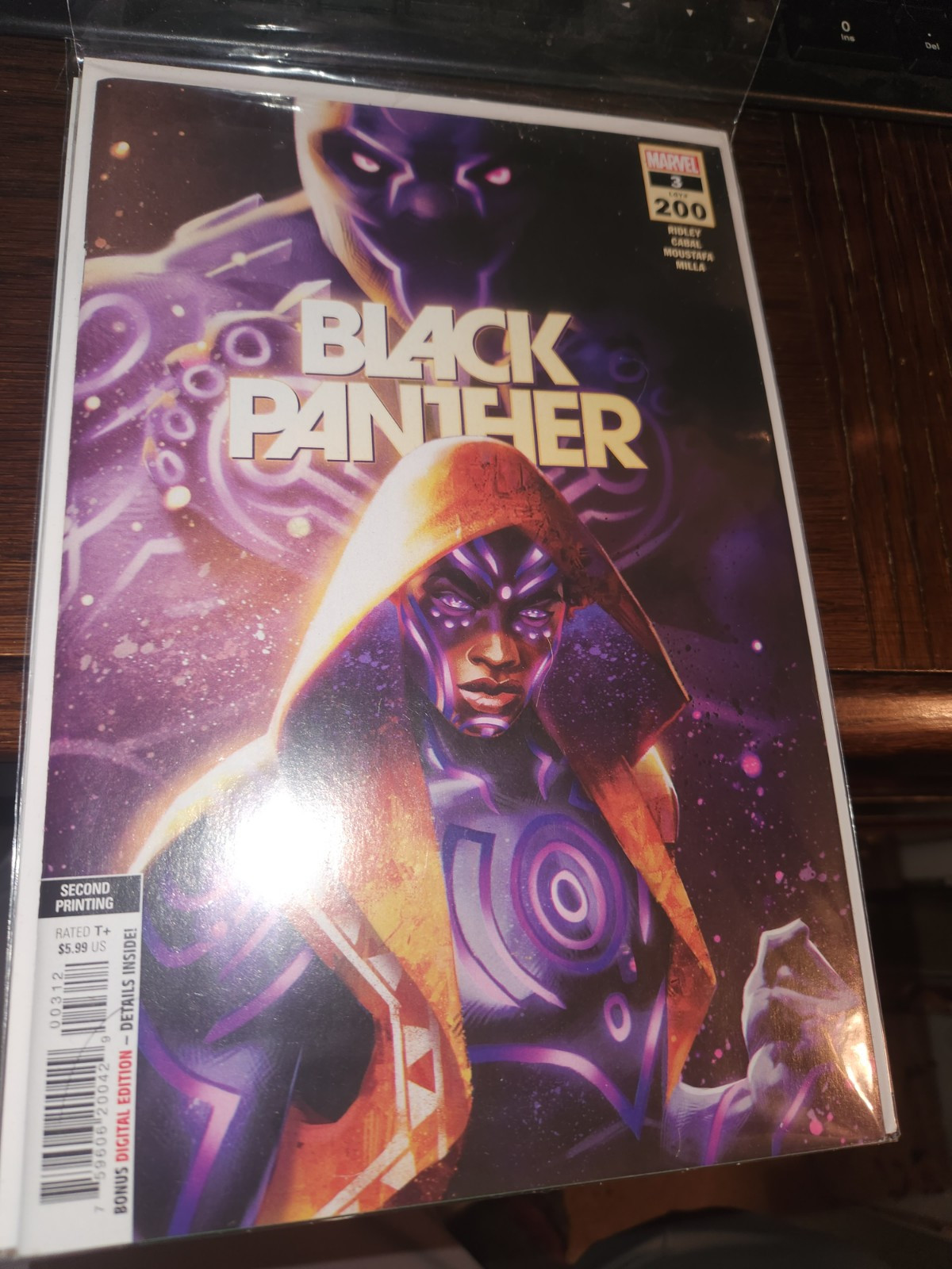 BLACK PANTHER #3 (Marvel 2022) 2nd Print * 1st app TOSIN * NM