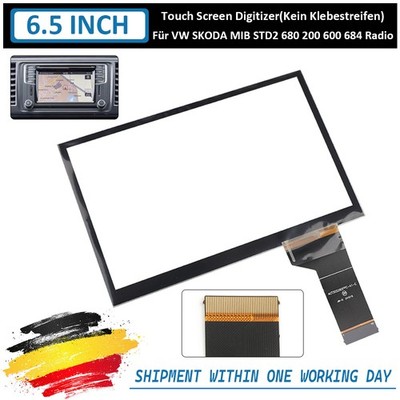 6.5'' Glas Touch Screen Digitizer MIB STD2 MIB2 PQ 682 684 Ersatz Multimedia NAV