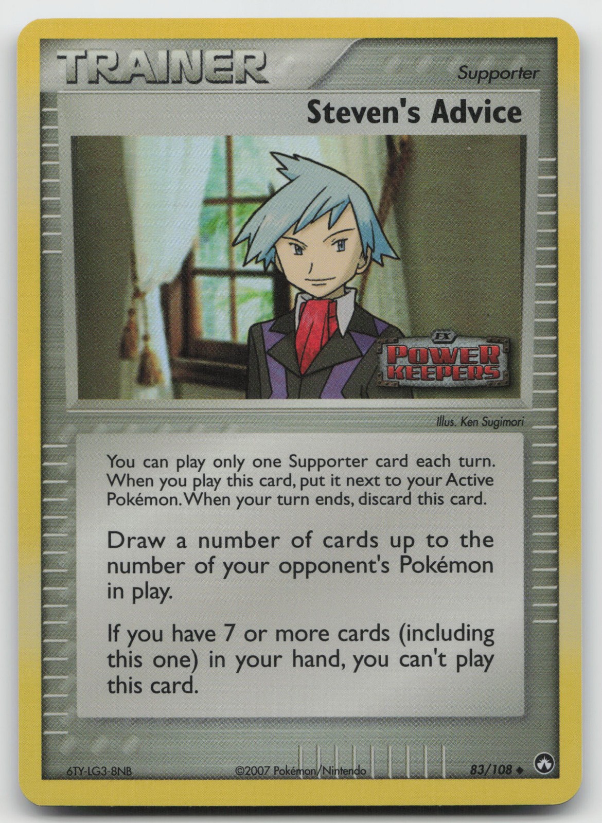 Steven's Advice Uncommon Reverse Holo Power Keepers 83/108 LP