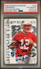 2000 UD BLACK DIAMOND #126 TOM BRADY ROOKIE RC PSA AUTH DNA #199 TO GOAT AUTO 10