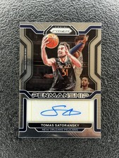 2021-22 Panini Prizm - Penmanship Tomas Satoransky #PM-TSK (AU)