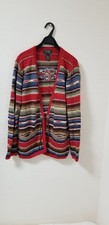 Ralph Lauren Native L Polo Cardigan Green Used Classic Mens Sweater