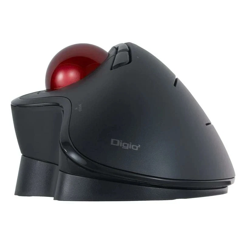 Nakabayashi Digio 2 Q Minimal Trackball Bluetooth Mouse Quiet 5 Button Black - Image 3 of 4