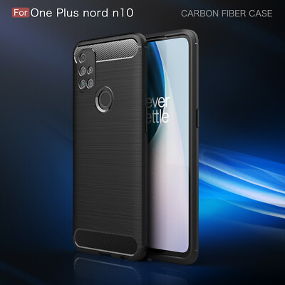 OnePlus Nord N10 5G Handy Hülle Case Schale TPU schwarz Handyhülle One Plus