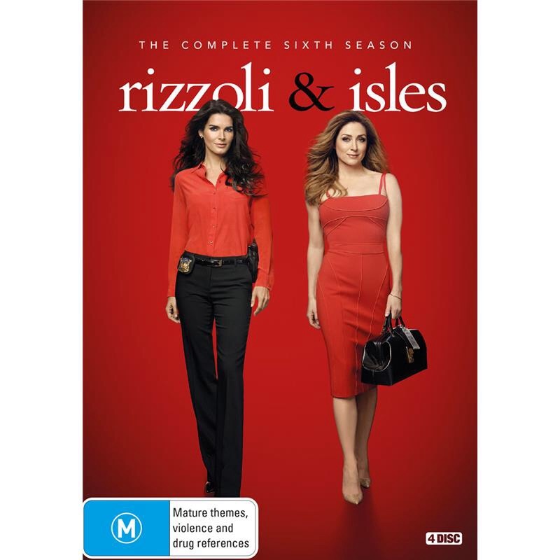 RIZZOLI & ISLES-Season 6-Region 4-New AND Sealed-TV Series-4 DVDs