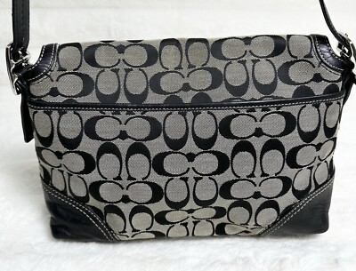 バッグ Vintage Coach Hampton Canvas Shoulder s-l400.jpg