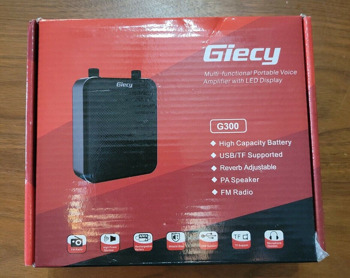 Ranking TOP12 New color Giecy G300 Voice Amplifier PA System Portable Rechargeable