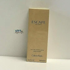 Escape By Calvin Klein 3.3 / 3.4 oz EDT Spray New In Box Sealed Cologne For Men