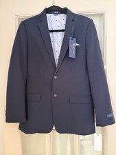 Tommy Hilfiger TH Flex Blazer Navy Boy's 2 Button Single Breasted Size 18 NWT