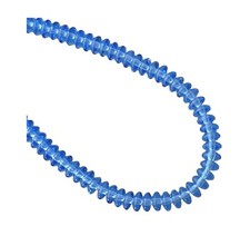 100 Preciosa Czech Glass SMALL 4mm Sapphire Blue Rondelle Disc Spacer Beads