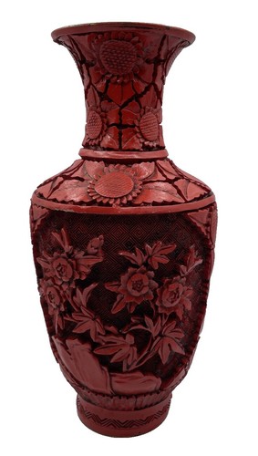 Antique Chinese Terracotta Yixing Zisha Red Clay Vase 6 1/4 Tall