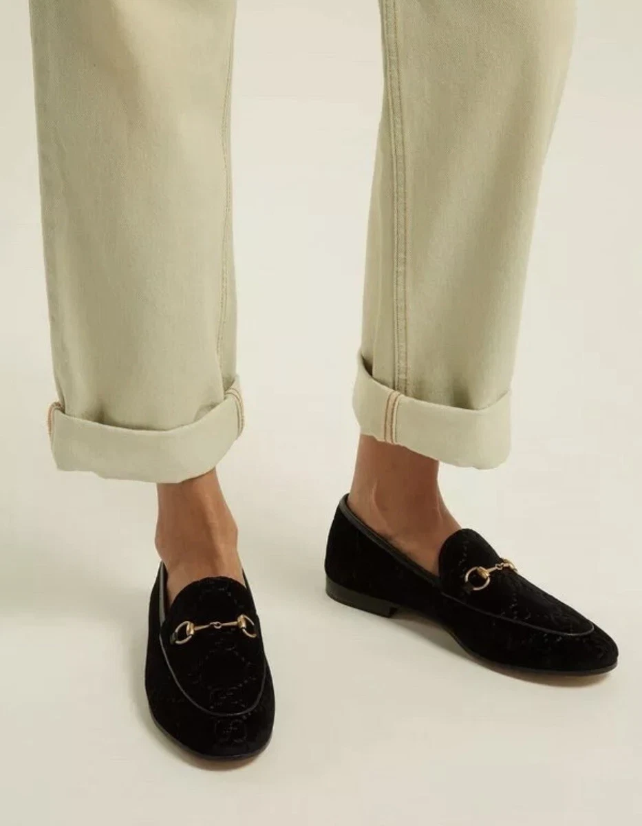 Men's Gucci Jordaan GG velvet loafer