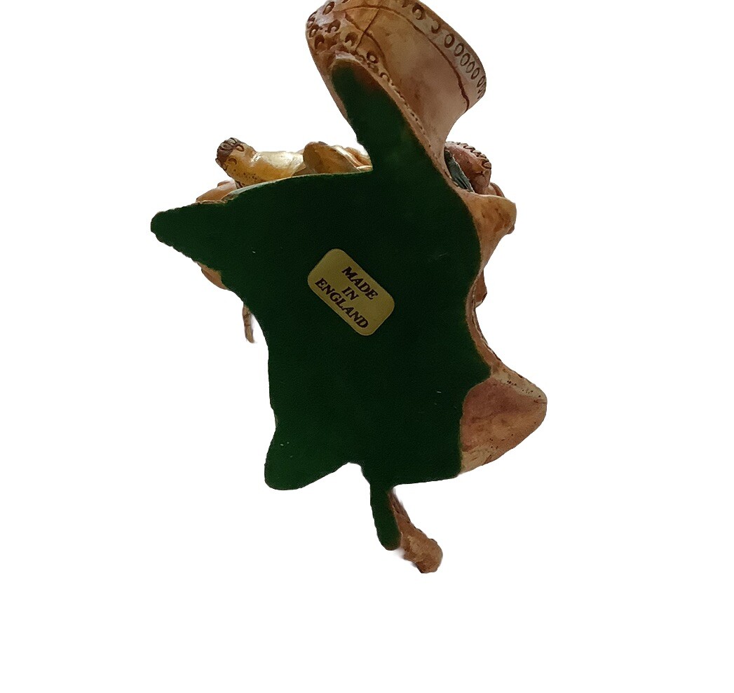 Vintage Krystonia L. TURFEN Wizard Figurine England Patton 1988 Prism Crystal