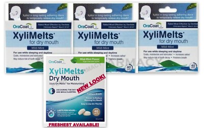 Xylimelts Dry Mouth Discs MILD MINT 