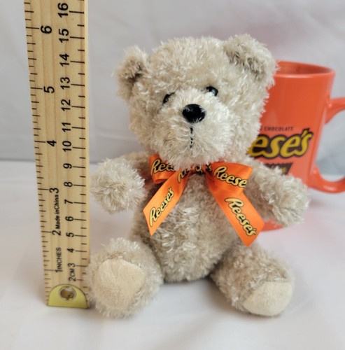 Reese’s Peanut Butter Extra Large Mug 32 oz with Beige Plush Teddy Bear Plushy - Picture 9 of 11