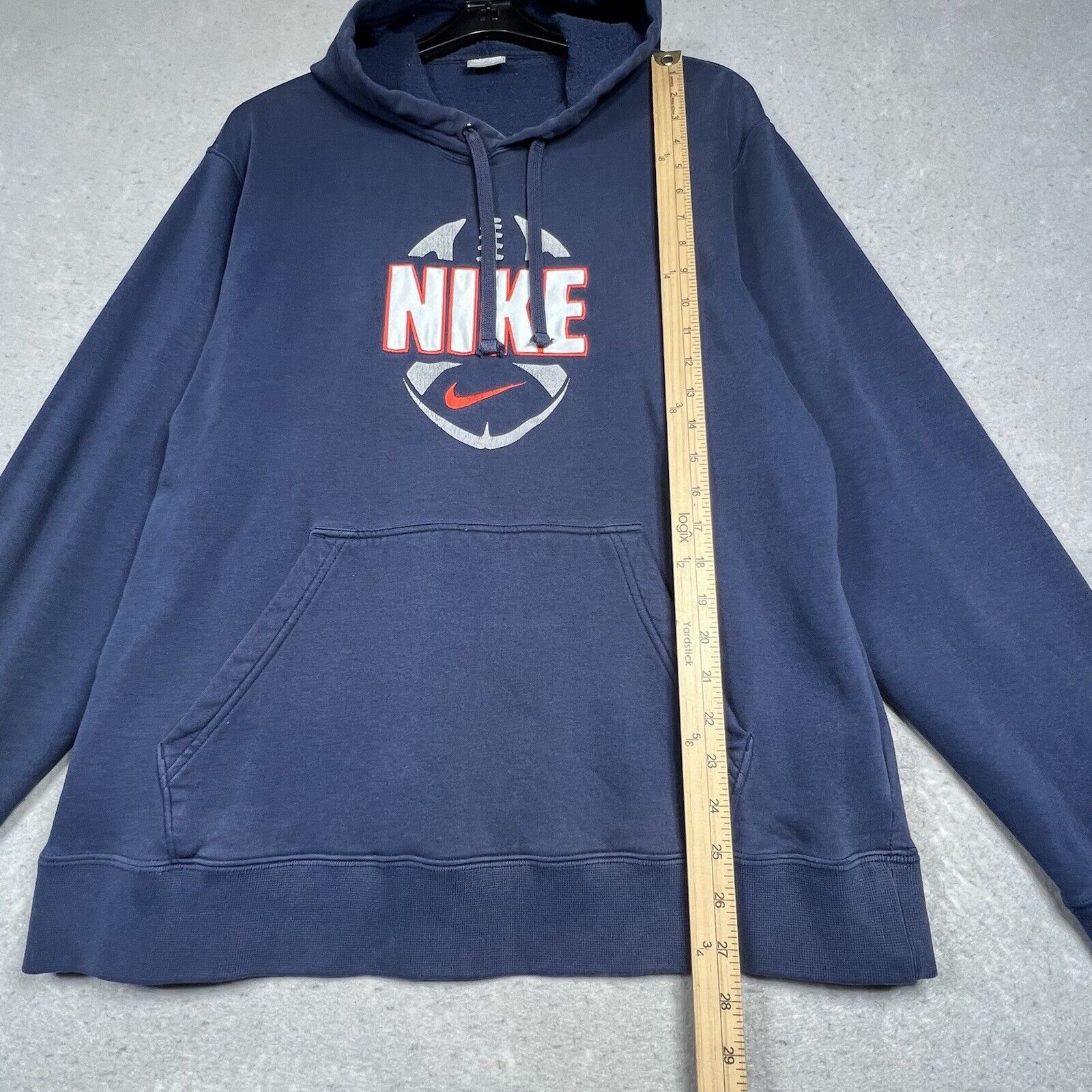 Vintage Nike Sweatshirt Mens Size Medium Blue Foo… - image 7
