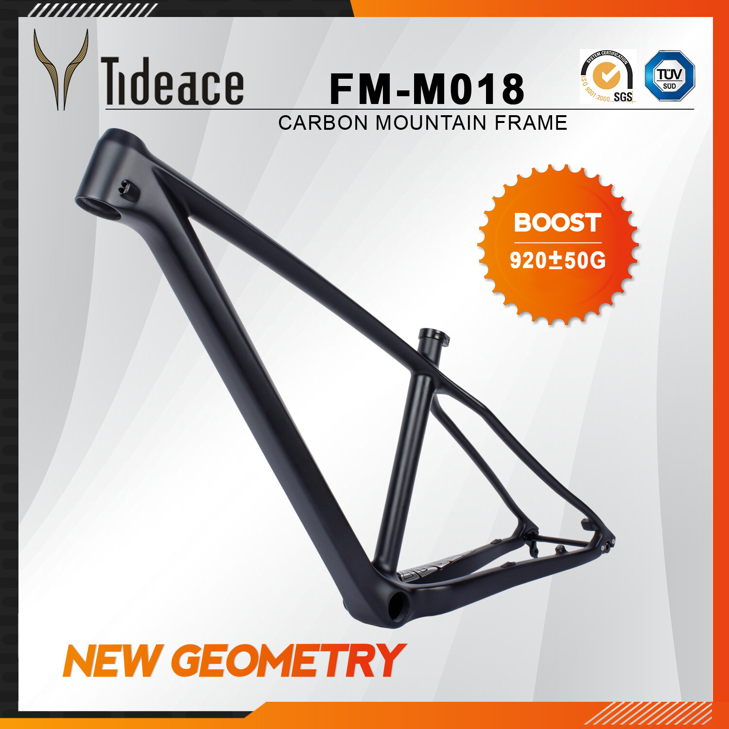 27.5er Mountain Bike Carbon Frame 650B EPS Technology BB92 MTB Frame 13 ...