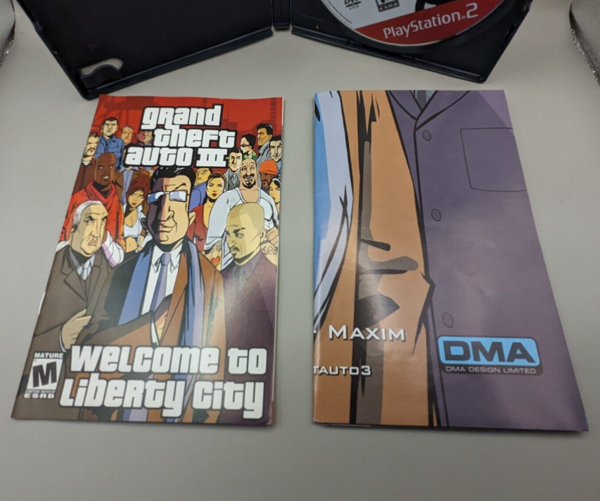 GRAND THEFT AUTO GTA III Sony PlayStation 2 PS2 complet classé M testé