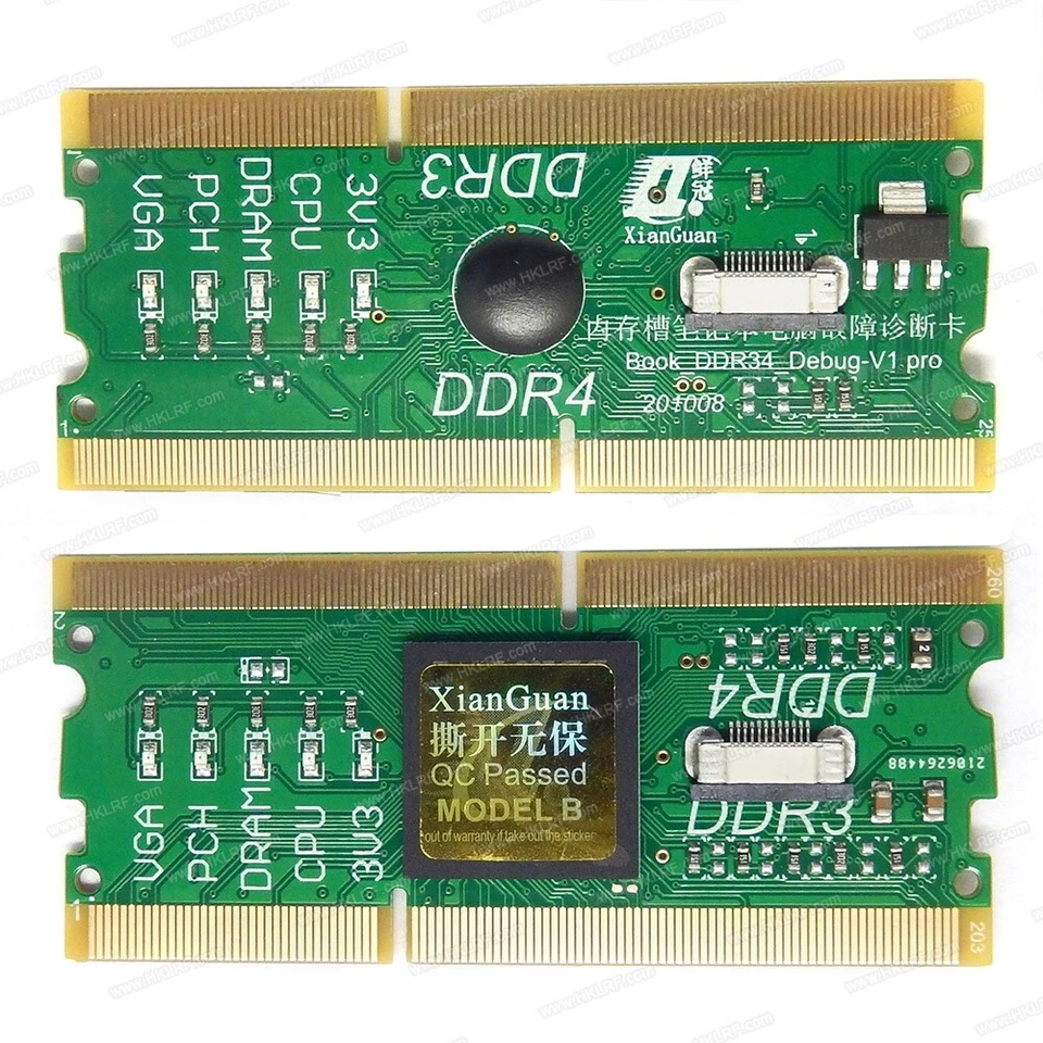 2in1 Desktop Notebook Memory Slot Debug Diagnostic Card Set - Image 4 of 4