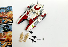 LEGO Star Wars: Republic Fighter Tank 75182 with manuals  & 2 battle droids