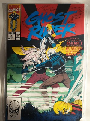 GHOST RIDER #3 (Marvel Comics , 1990) Rare Nm Free P&P