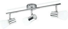 Philips Kokoslampe mit schwenkbaren Strahlern, integrierte LED, verchromt 3 x 4,3 W