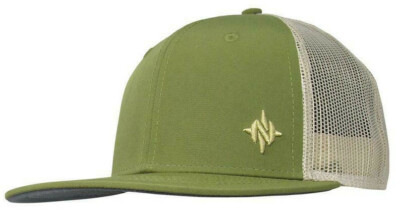 #ad Nomad Hat Outdoors Olive Green Flat Bill Hunting Snapback Trucker Cap OSFM NEW $12.00